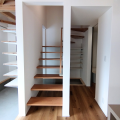 小さなお家の階段は、自由に注文できる 階段専門メーカ タハラさんに作ってもらった、 スケルトン階段です。😁　✨✨✨ Nshome